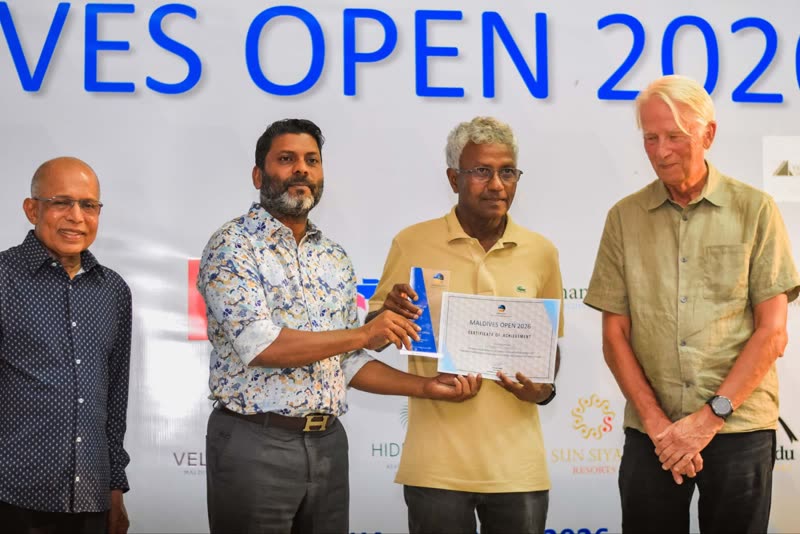 Maldives Open 2026 — Award ceremony
